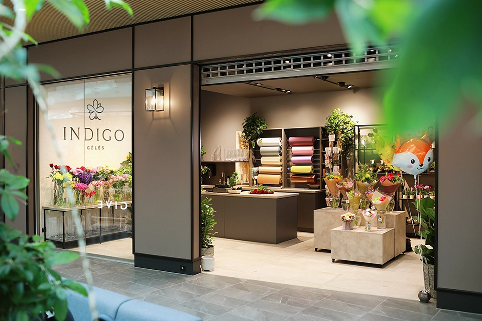 Indigo gėlės salono įrengimas Vilniuje, PC Europa