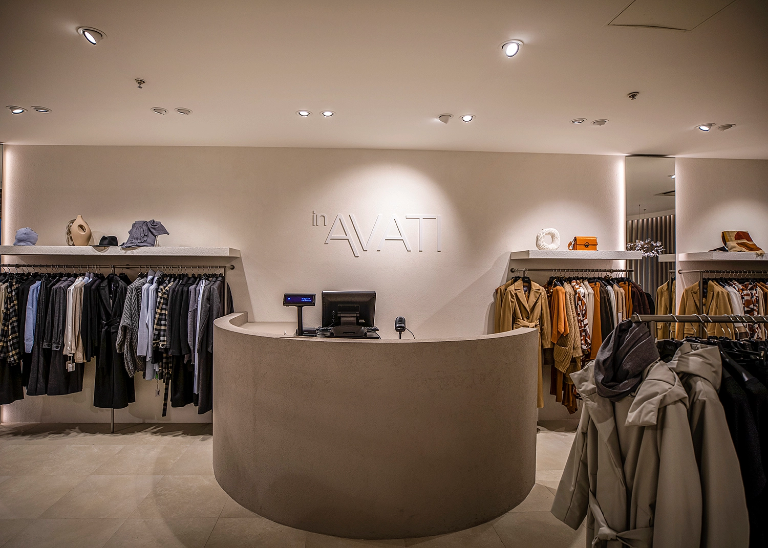 Drabužių parduotuvės įrengimas