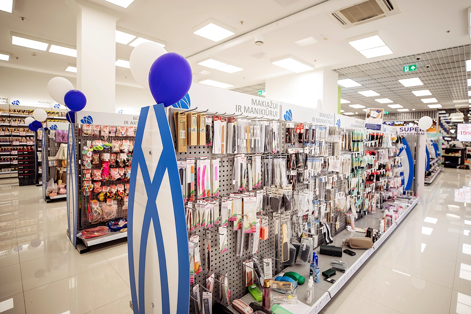 Parduotuvės apšvietimo įrengimas